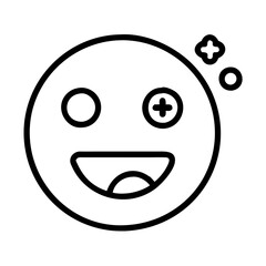 game night emoji icon, game night emoji line art - simple line art of game night emoji, perfect for game night emoji logos and icons and themed design 
