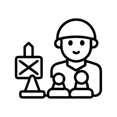 risk game soldier icon, risk game soldier line art - simple line art of risk game soldier, perfect for risk game soldier logos and icons and themed design 