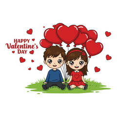 Happy Valentine's Day creative Valentine's Day celebration Valentines day with a romantic couple