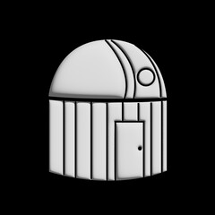 space exploration 3D icons, Spacecraft equipment