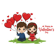 Happy Valentine's Day creative Valentine's Day celebration Valentines day with a romantic couple
