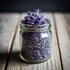 lavender in a glass jar