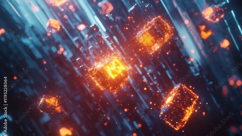 Fototapete visualization of antibodies engaging and neutralizing pathogens in a dynamic biological process. gen