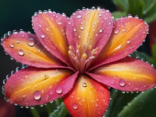 Beautiful cosmos flowers blooming in garden. Colorful cosmos flowers in spring morning and blue sky