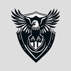 Fototapeta premium coat of arms with wings