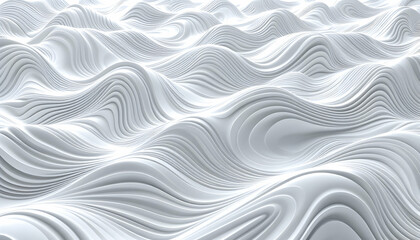 Obraz premium Abstract White Wave Texture Background Image
