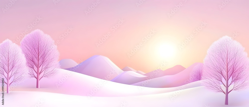 Poster a white background with a colorful feather pattern