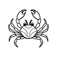 Discover an intricate crab zentangle art illustration, isolated on a white background. Perfect for creative projects, tattoos, decor, and more, this detailed vector design exudes elegance and style.