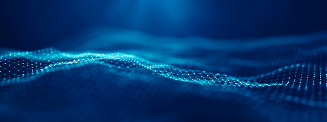 Technology network background concept.