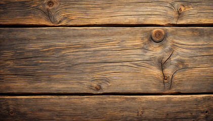 Fototapeta premium Dark brown rustic wooden planks texture background.