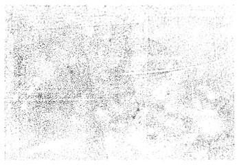 Grunge vector rectangle A4 artistic texture. Black and white hand drawn grungy background. Textured messy chaotic template. Rough tiny uneven particles, flecks, specks backdrop.