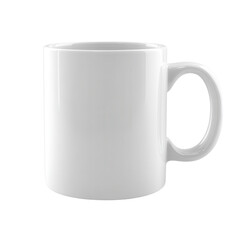 Blank White Ceramic Coffee Mug Design Mockup for Branding and Advertisement