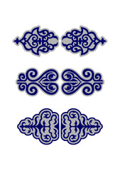 Vintage kapsyrma, oriental ornaments, vector