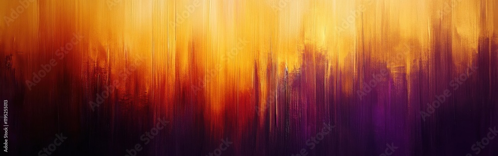 Poster luxurious abstract of golden amber and deep purple creating a warm gradient effect