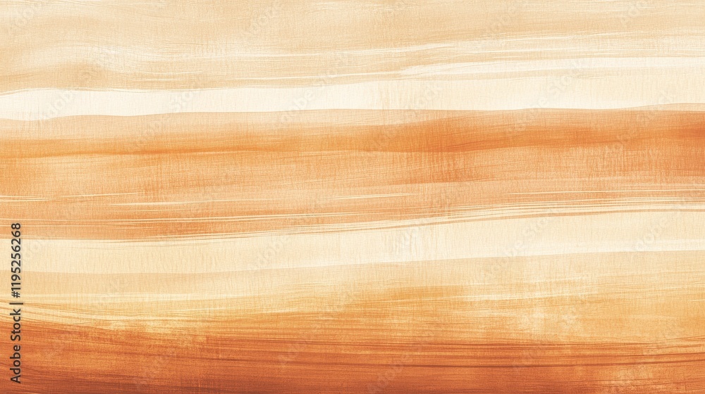 Aufkleber smooth pencil strokes create layered bands of amber and peach for a vibrant artistic effect