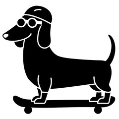 vector illustration of a dog