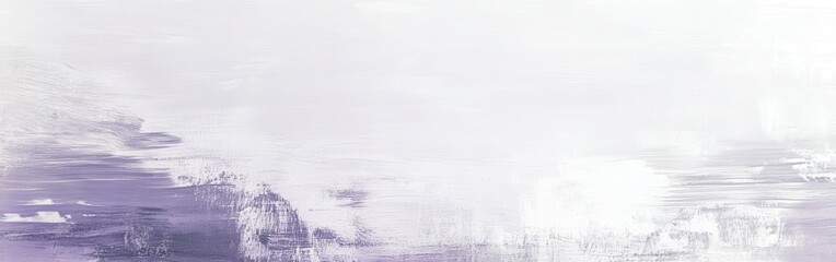 Abstract white composition with pale lavender and gray pencil textures evoking tranquility and calmness in modern art setting