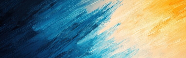 Captivating abstract pencil strokes blend of blue and amber creating textured depth for a modern art backdrop