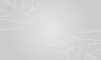 vector futuristic circuit board , Electronic motherboard , Communication and engineering concept , Hi-tech digital technology concept	

