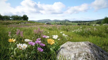 Obraz premium Vibrant Wildflower Meadow