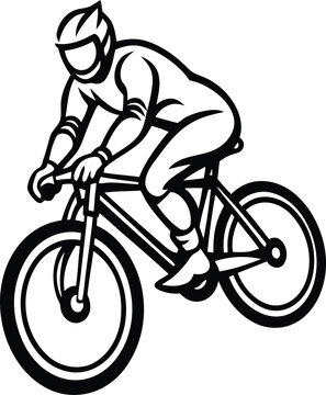 recommend clip art: Cyclist riding bicycle line art vector illustration, Cyclist riding bicycle silhouette vector art, Cyclist riding bicycle vector