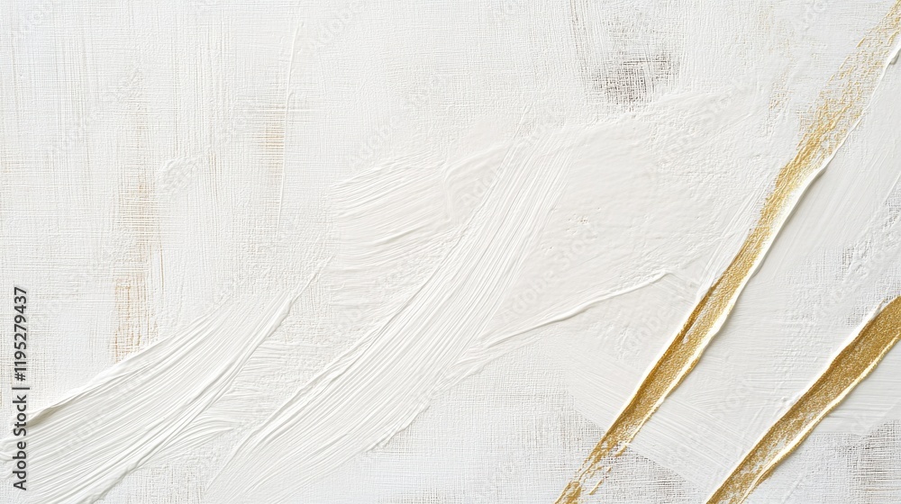 Leinwandbilder minimalist art featuring soft white canvas with a touch of muted gold creating a serene and elegant 