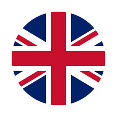 Round United Kingdom flag icon