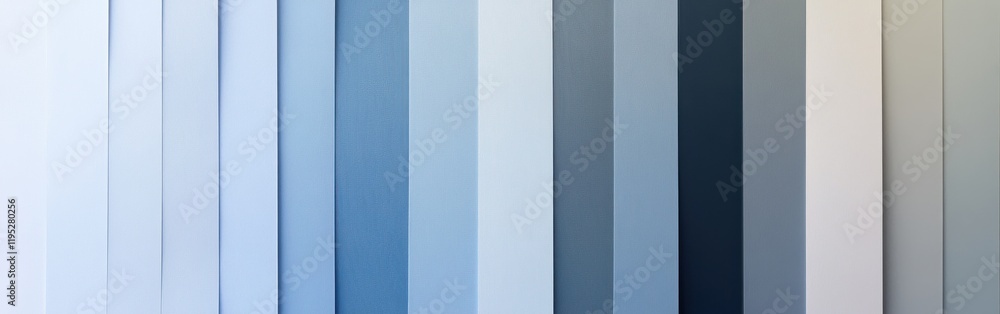Poster soft gradient background showcasing smooth transitions from light to dark blue hues creating a calmi