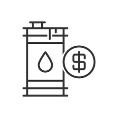 Oil Barrel Price Icon Sign Symbol