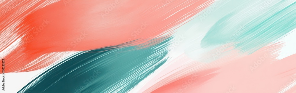 Poster abstract pencil strokes in coral tones create a vibrant and dynamic background, perfect for artistic