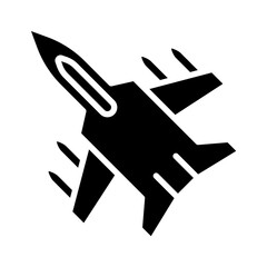 Jet fighter icon