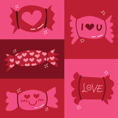 Love Themed Candy for Valentine Day