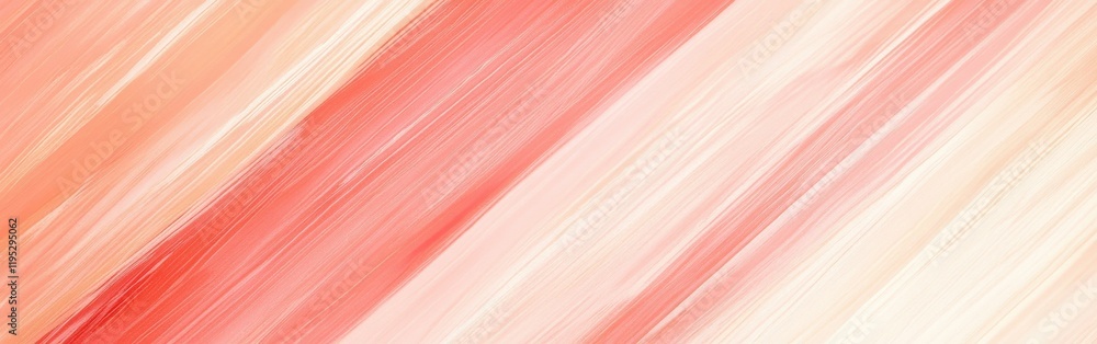 Poster Diagonal stripes in soft pastel colors create a lively pattern suitable for various design projects and decor themes