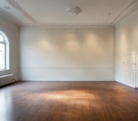 Fototapeta premium empty room with floor