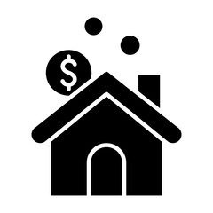 Real estate investment icon