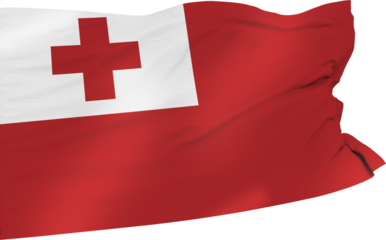 Waving Flag of Tonga