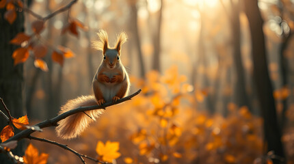 1. "Autumn in the Forest: Adorable Red Squirrels Gathering Nuts in Nature"
2. "The Furry Friends of the Forest: Squirrels and Their Fluffy Tails"
3. "Wildlife Wonders: Cute Squirrels Eating Nuts in th