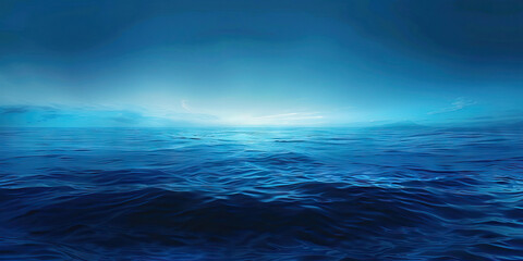 Obraz premium Ocean Surface at Twilight