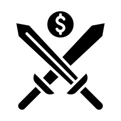 Business war icon