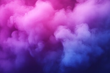 Abstract pink and blue smoke clouds.