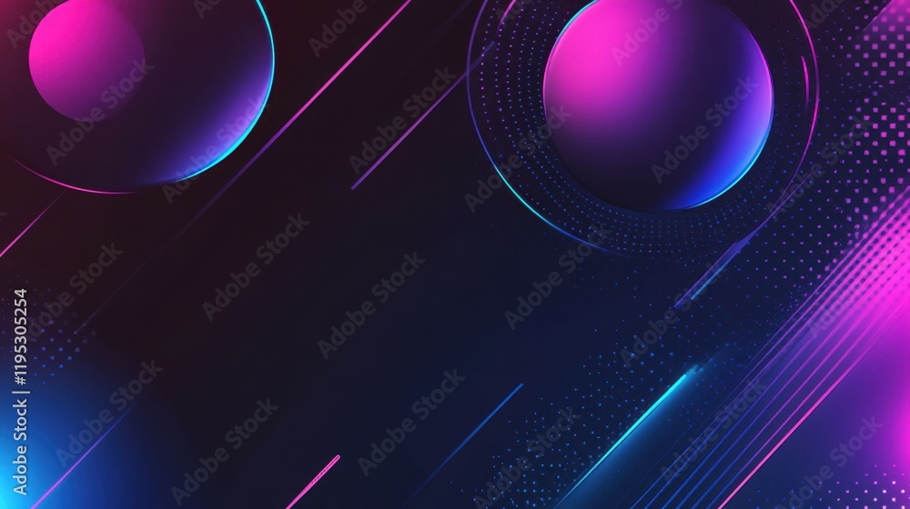Aufkleber futuristic chrome forms exhibit vibrant iridescence and abstract patterns in a dark, high-tech envir