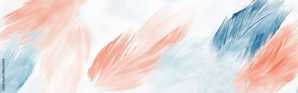 Aufkleber subtle brush strokes create an elegant and calming design on a white background featuring pastel hue