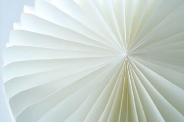 Abstract White Paper Fan Illustration