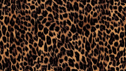 leopard, fluffy background, dark spots, wild animal skin texture, modern design