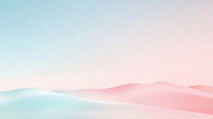 Soothing gradient background transitioning from soft pink to light blue tones creating a serene atmosphere