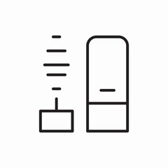 mascara beauty icon vector sign