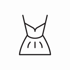 dress fashion icon vector sign