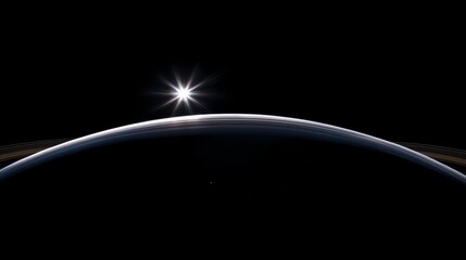 Saturn Rings  Sun  Space  Cosmic Planetary Beauty