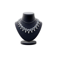 jewelry mannequin in dark blue png