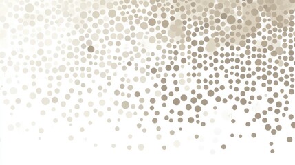Soft beige halftone dots create a gentle texture for a calming visual experience in modern design